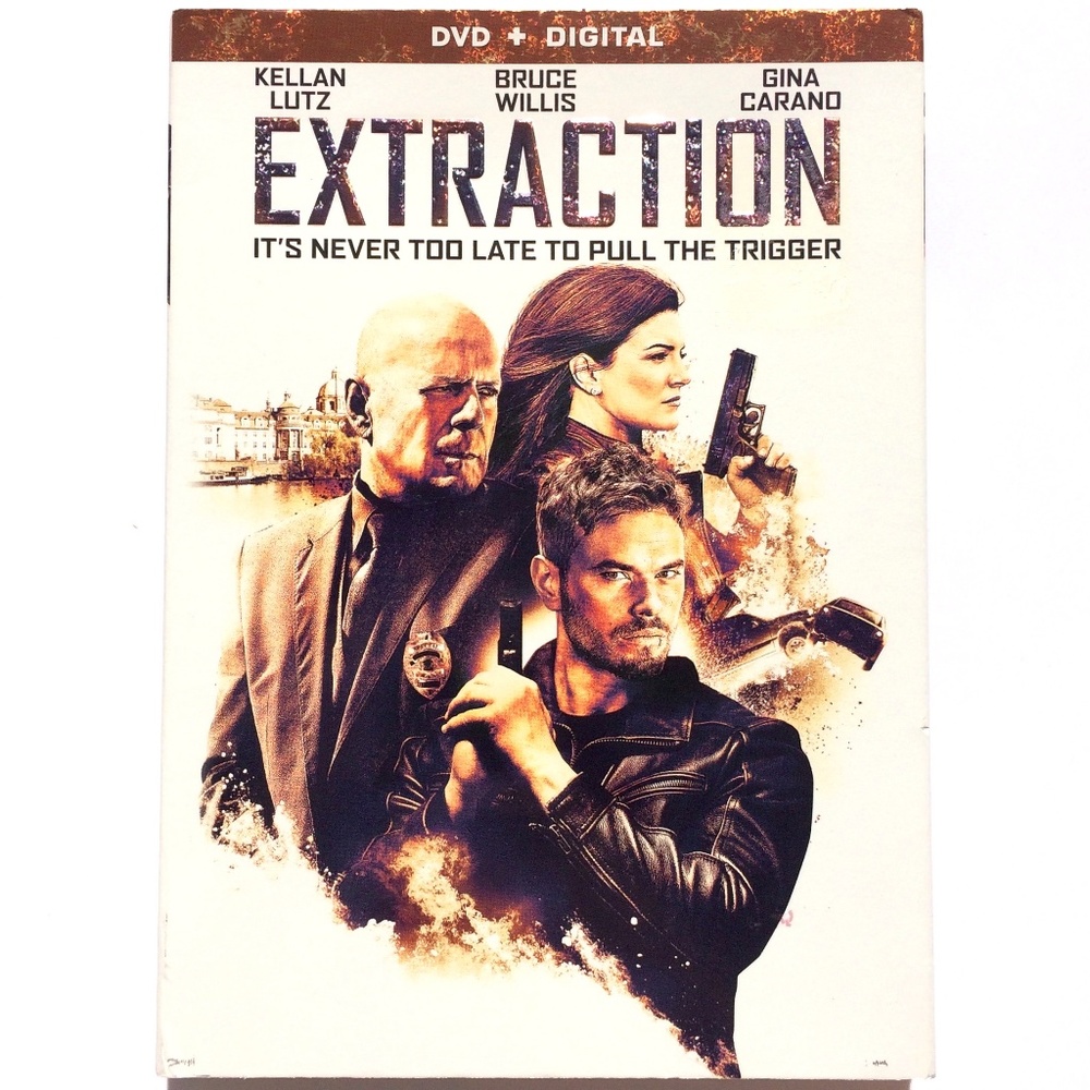 Extraction DVD 2015 Kellan Lutz Bruce Willis Gina Carano 031398237426 sealed